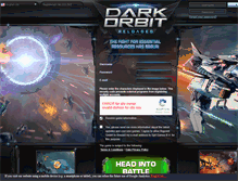 Tablet Screenshot of darkorbit.gamehero.com